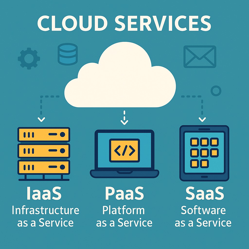 Comparación entre IaaS, PaaS y SaaS en la nube